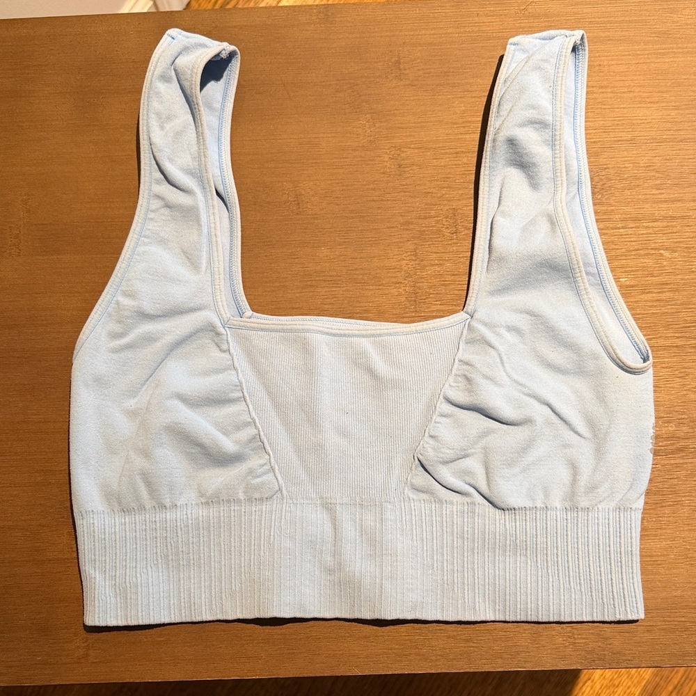 Free People Good Karma Square Neck Sports Bra - blue - Picture 5 of 6